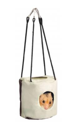 TRIXIE RITSELHOLLETJE HANGEND HAMSTER ASSORTI 10X10X9 CM 3 ST