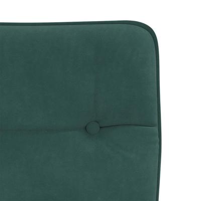Eetkamerstoelen 4 st fluweel donkergroen