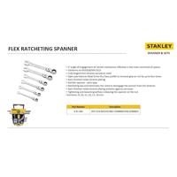 Ringsteeksleutelset met verstelbare ratelring 6-delig Stanley 4-91-444 - thumbnail