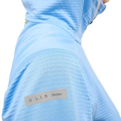 Haglofs L.I.M Mid Multi II Hood Fleece Dames Sky Blue L