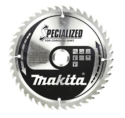 Makita Accessoires Cirkelzaagblad Hout | Specialized 165x20x1,45 44T 23g - B-53229 B-53229 - thumbnail