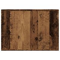 VidaXL Kattenbakkast 47x59x42 cm bewerkt hout oud houtkleurig - thumbnail