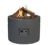 Cocoon vuurtafel rond klein antraciet - thumbnail