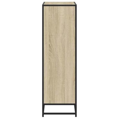 Boekenkast 65,5x33x107,5 cm bewerkt hout sonoma eikenkleurig Boekenkast 65,5x33x107,5 cm bewerkt hout sonoma eikenkleurig