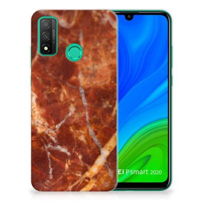 Huawei P Smart 2020 | TPU | Siliconen hoesje | Marmer Bruin
