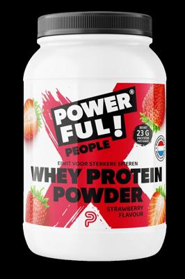 Powerful People Whey protein powder strawberry 400 Gram