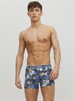 Jack & Jones Boxershorts JACFLOWER Trunks 3-pack Zwart / Navy-XXL - thumbnail