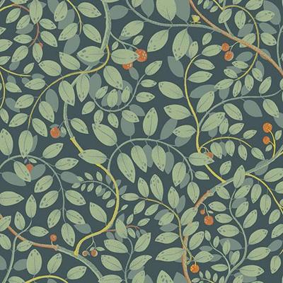 Dutch Wallcoverings Lina II - Kirke - Turquoise