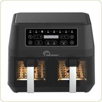 Dieetfriteuse - LITTLE BALANCE - 8765 - Crousty light duo - 9 L - 2460 W - 9 programma's - Zwart - thumbnail