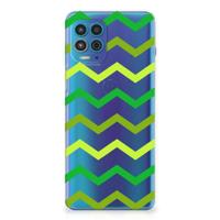 Motorola Moto G100 | TPU bumper | Zigzag Groen - thumbnail