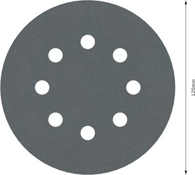 Bosch Accessories Best for Stone 2608605122 Excenterschuurpapier Met klittenband, Geperforeerd Korrelgrootte (num) 600 (Ø) 125 mm 5 stuk(s) - thumbnail