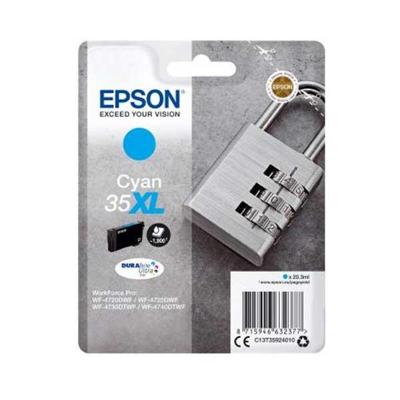Epson Inktcartridge 35XL Origineel Cyaan C 13 T 35924010 Epson Inktcartridge 35XL Origineel Cyaan C 13 T 35924010