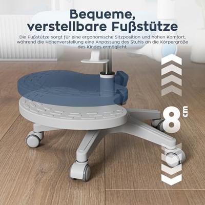 Junior 5.0 Blue draaistoel