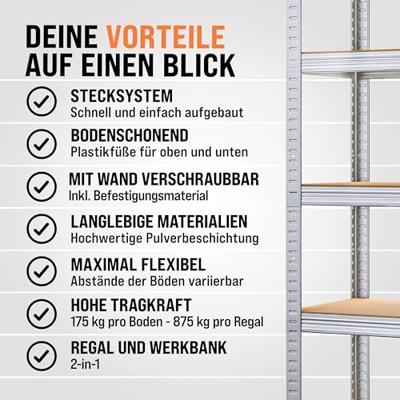 Boutloos opbergrek 180 x 90 cm (set van 2)