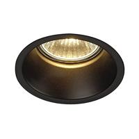 SLV 112910 Horn Inbouwlamp LED GU10 50 W Zwart (mat) - thumbnail
