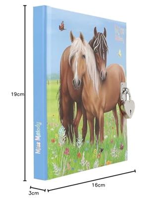 Miss Melody paarden dagboek met stickers