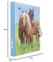 Miss Melody paarden dagboek met stickers - thumbnail