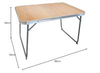 Marbueno Klaptafel Staal D16 Divers Camping en Strand 80X60X50 cm 10028 - thumbnail