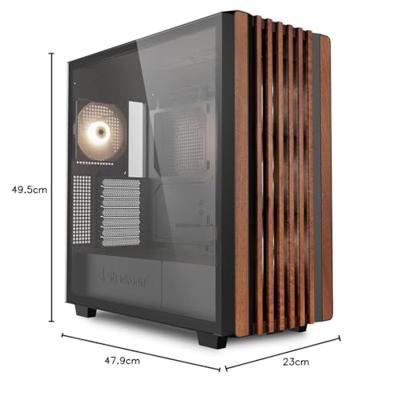 Sharkoon Rebel C70G RGB tower behuizing 2x USB-A | 1x USB-C | RGB | Tempered Glass