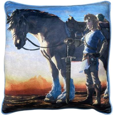 The Legend of Zelda Breath of the Wild Double Sided Cushion - Link & Horse