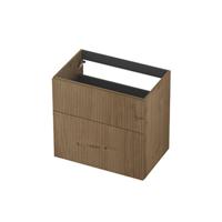 INK - Onderkast 2L A-sym Fin. Gefr. Tbv Greep - 700x450x650 Mm - Ash Grey - thumbnail