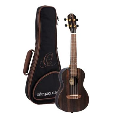 Ortega Ebony Series RUEB-CC concert ukelele met gigbag
