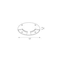 SLV Afdekking voorPlot 2-side antraciet - 1001262 - thumbnail