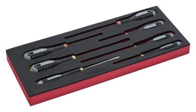 Bahco Foaminlay Fit&Go 1/3 met schroevendraaiers | ERGO | gleuf en Phillips - 7-delig - FF1E1001