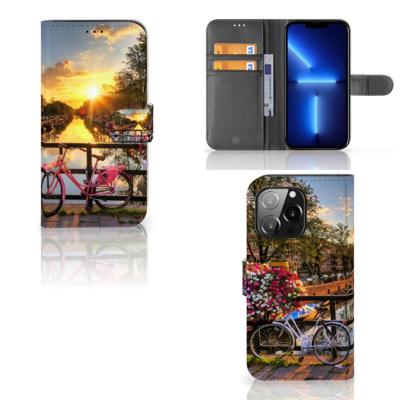 iPhone 13 Pro | Flip Cover | Amsterdamse Grachten | Portemonnee hoesje