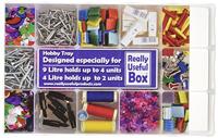 Really Useful Box opbergdoos 4 liter met 2 dividers, transparant - thumbnail