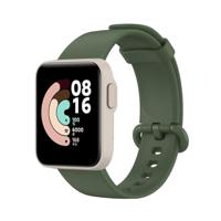 By Qubix - Classic siliconen sportbandje - Donkergroen - Compatible met Xiaomi Mi Watch Lite/Redmi Watch - Compatible Xiaomi bandje - thumbnail