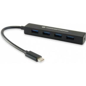 Conceptronic CTC4USB3 USB 3.1 (3.1 Gen 2) Type-C 5000Mbit/s hub & concentrator Conceptronic CTC4USB3 USB 3.1 (3.1 Gen 2) Type-C 5000Mbit/s hub & concentrator