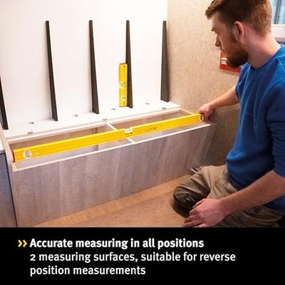 Stabila PRO SET 80 AS Waterpas set | 120 cm | 60 cm | 30 cm - 19714 Stabila PRO SET 80 AS Waterpas set | 120 cm | 60 cm | 30 cm - 19714