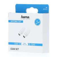 Hama Coax-set Connector/koppeling Klembaar - thumbnail