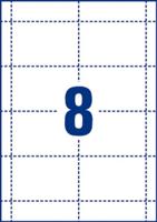 Avery-Zweckform 4822 Naamplaatje (b x h) 90 mm x 60 mm 25 stuk(s) - thumbnail