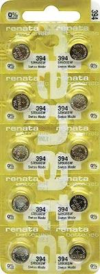 Renata Knoopcel 394 1.55 V 10 stuk(s) 84 mAh Zilveroxide 394.MP-E