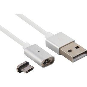 Magnetische micro-USB naar USB A 2.0 kabel 1m Velleman