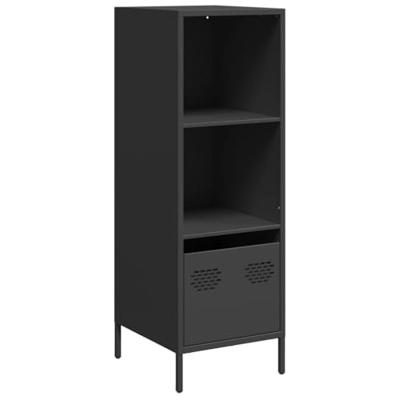 Hoge kast 35x39x103,5 cm staal zwart Hoge kast 35x39x103,5 cm staal zwart