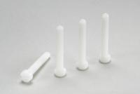 Cilinderschroef met zaaggleuf, M3X20, Nylon (5st) - thumbnail