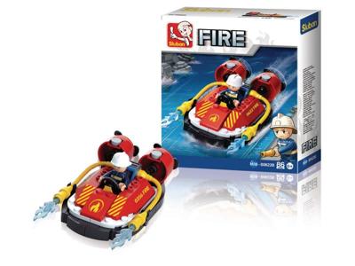 Sluban Fire Brigade Hovercraft bouwstenen set