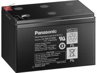 Panasonic 12 V 12 Ah Loodaccu 12 V 12 Ah Loodvlies (AGM) (b x h x d) 151 x 94 x 98 mm Kabelschoen 4.8 mm VDS-certificering, Onderhoudsvrij, Geringe - thumbnail