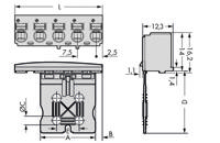 WAGO 2092-3105 Female behuizing (kabel) 2092 Totaal aantal polen 5 Rastermaat: 7.50 mm 100 stuk(s) - thumbnail