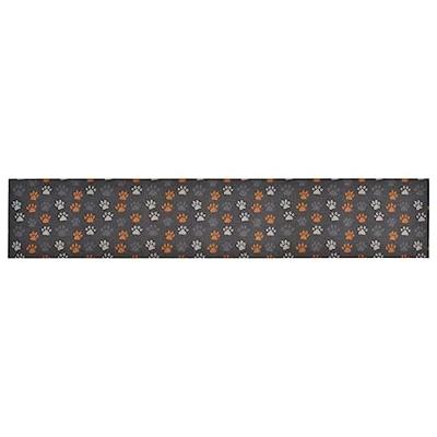 VidaXL Keukenmat wasbaar potenprint 60x300 cm fluweel