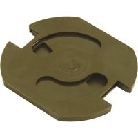 interBär 6320-003.01 Stopcontactbeveiliger Bruin 5 stuk(s) - thumbnail