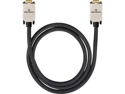 Oehlbach VGA-videokabel, 20,00 m, zwart