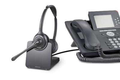 Plantronics CS520/A Draadloze DECT Headset, Zwart