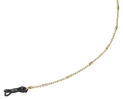 Henri Beaud brillenkoord Bastille staafje 65 cm staal goud