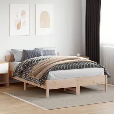 Bedframe zonder matras massief grenenhout 160x200 cm Bedframe zonder matras massief grenenhout 160x200 cm