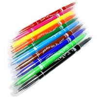 Set van 10 stiften met dubbele punt FOLIA meerkleurig - thumbnail