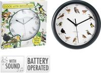 Wandklok Met Vogelgeluid - thumbnail
